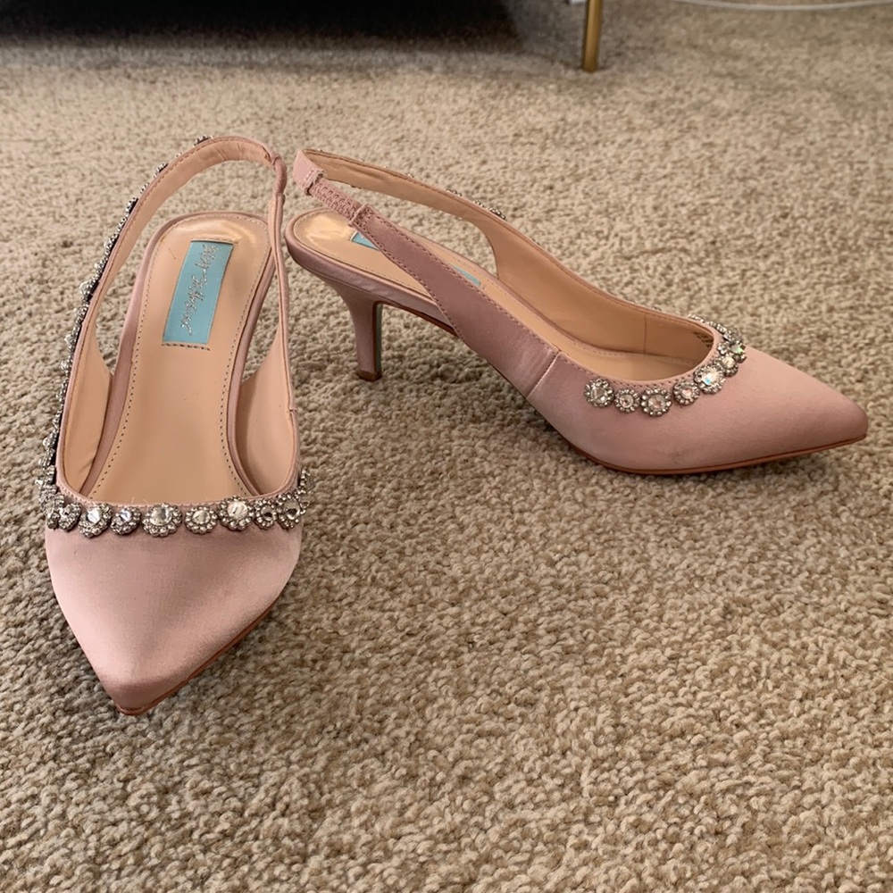 Blue By Betsey Johnson Kitten Heels